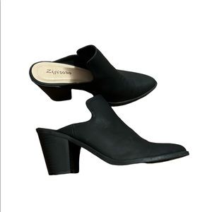 ZIGI SOHO Women’s Black Mule Heels | size 9.5
